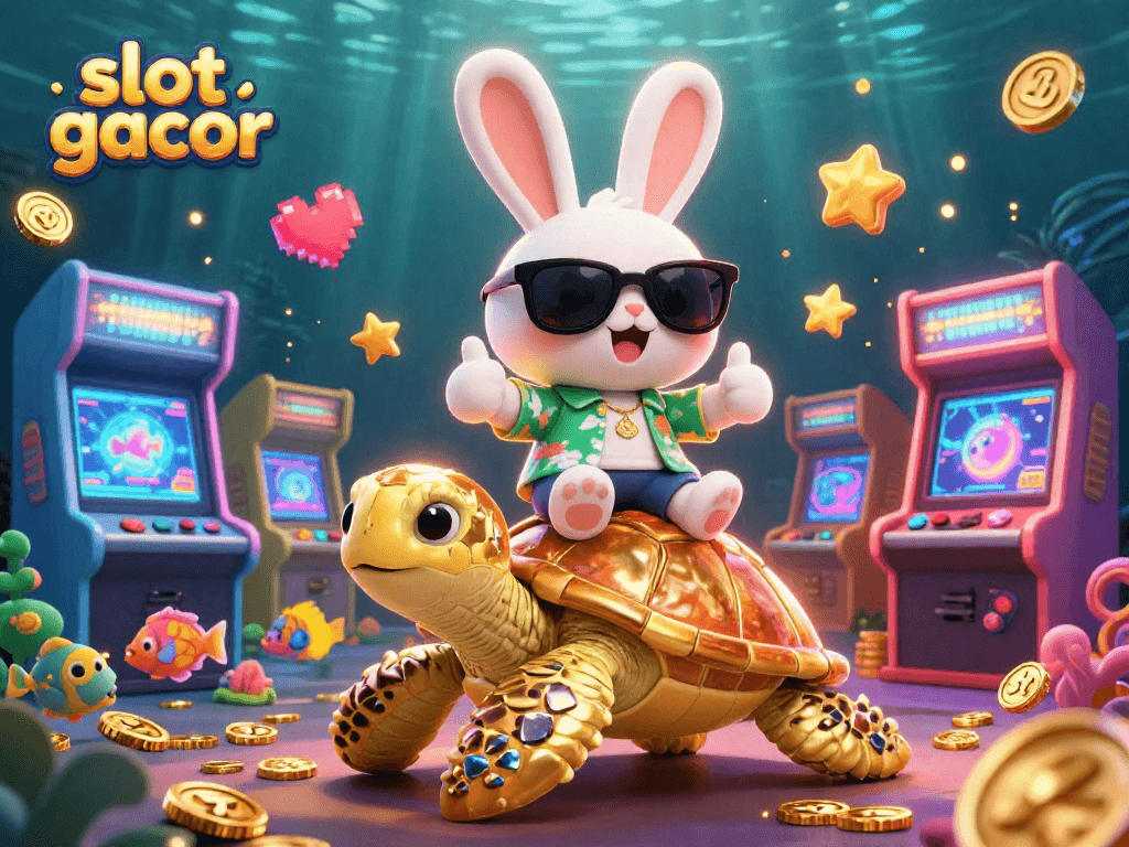 Menangkan slot gacor dengan keberuntungan kelinci 3D dan penyu emas di dunia permainan yang meriah.