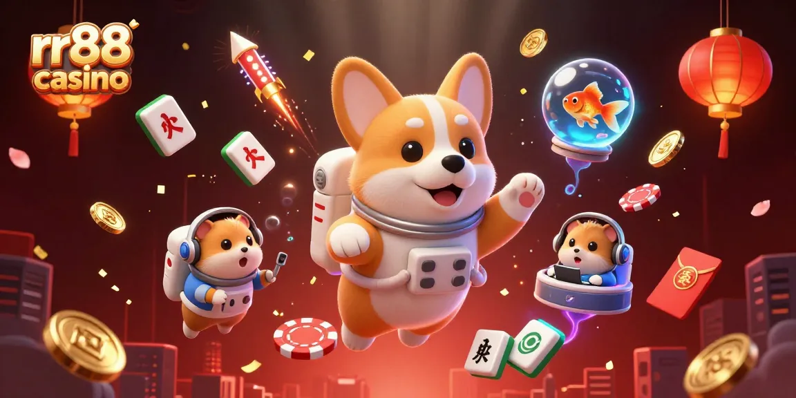 Experience thrilling gameplay at rr88 casino with a vibrant, colorful online gaming scene.
