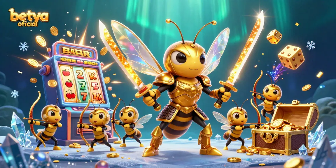 Engage with betya official through lively casino game scenes featuring dynamic slot machines and vibrant characters.