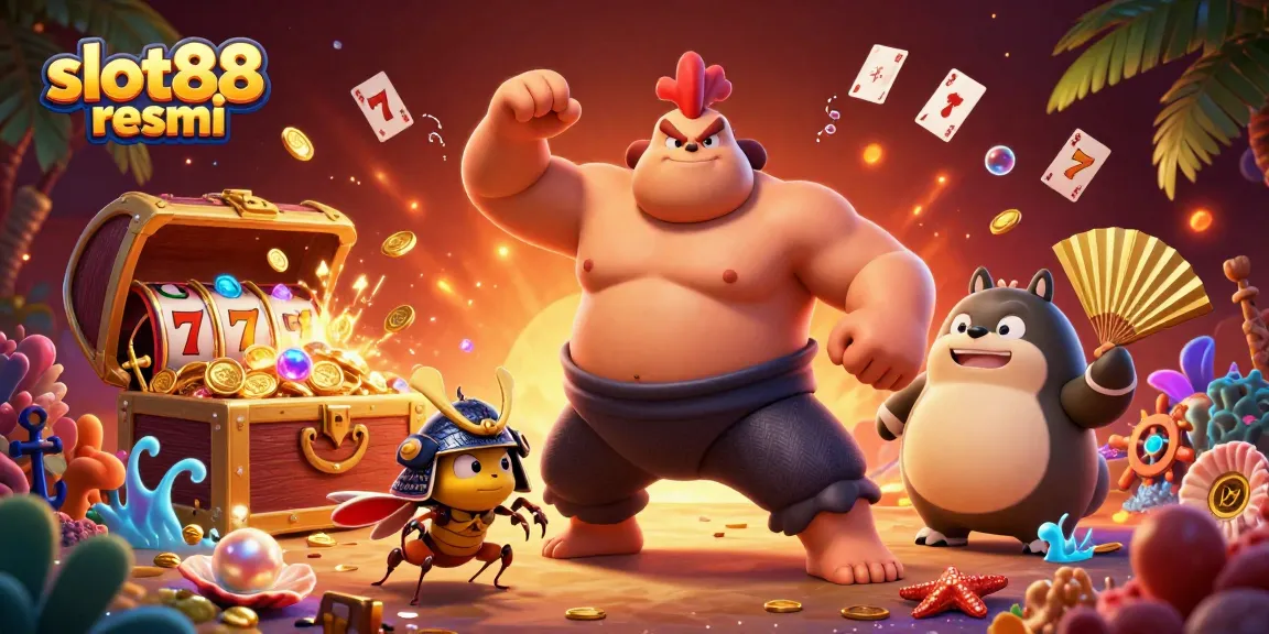 Experience thrilling action at slot88 resmi with dynamic characters and vibrant casino elements.