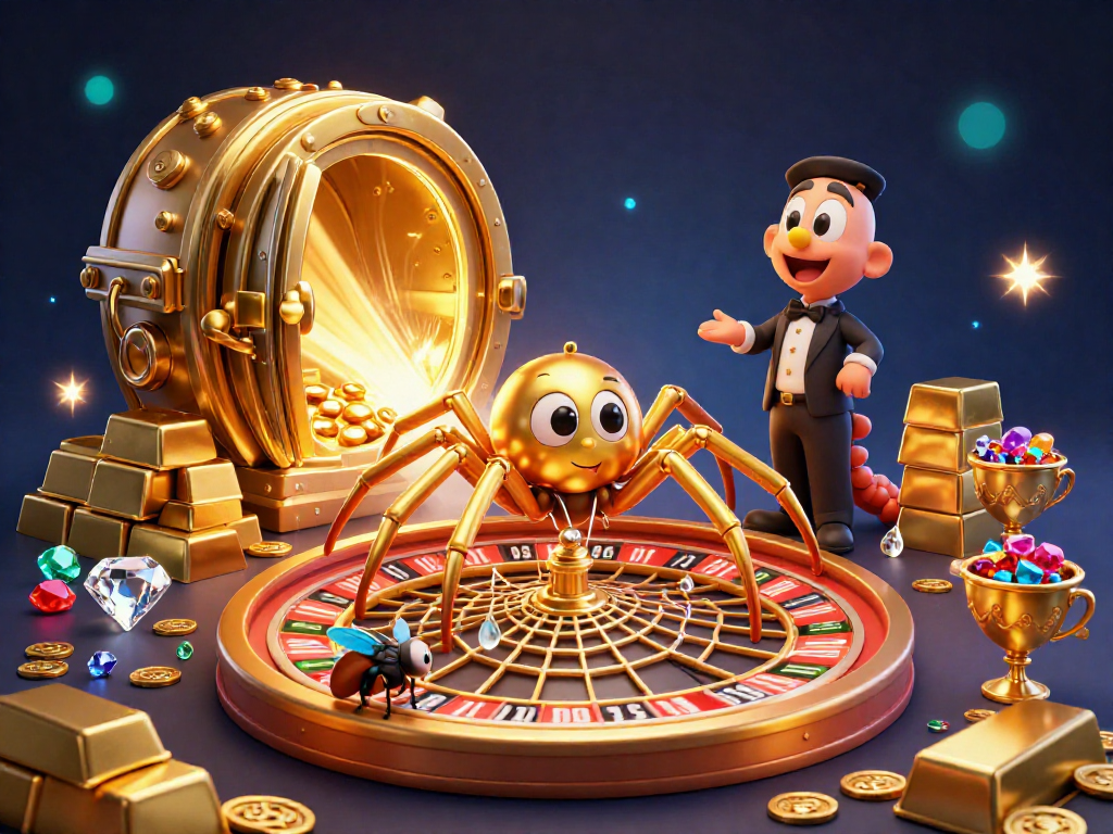 Engage with BD9's thrilling roulette experience featuring animated characters in an immersive casino setting.