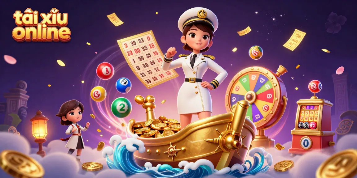 Play exciting tài xỉu online with vibrant game elements and a stunning 3D casino scene.