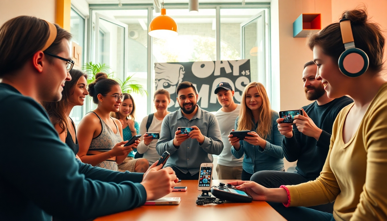 OnlyFans Nearby Creators engaging in a vibrant, interactive environment showcasing diverse content categories.