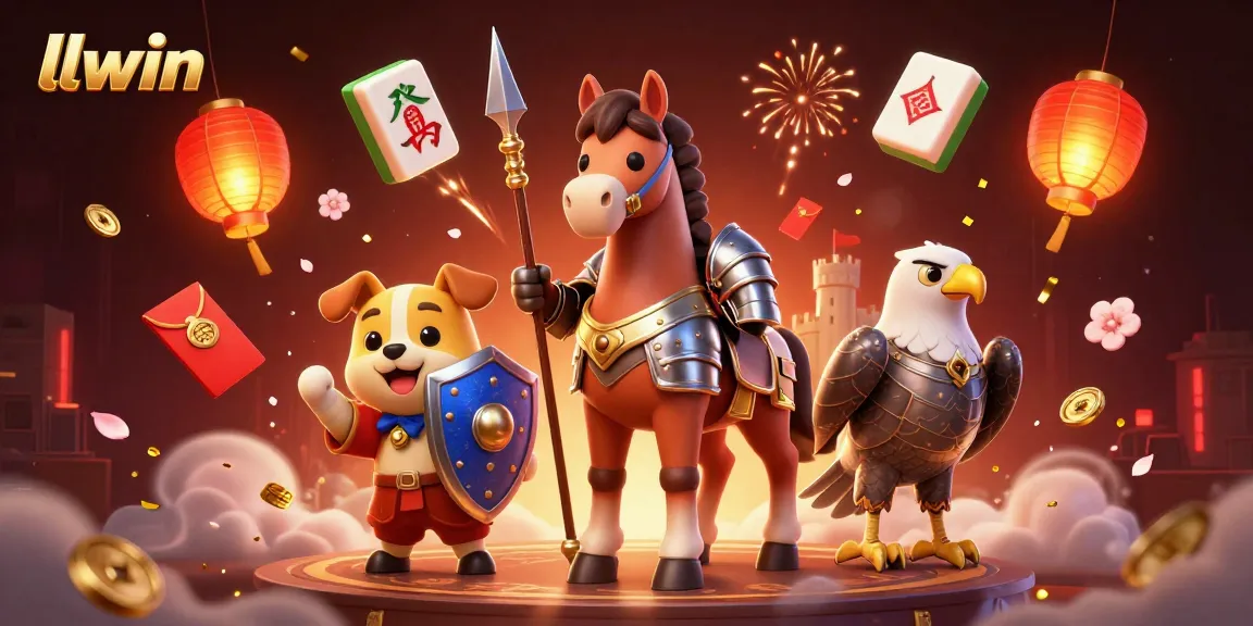 Experience thrilling play at llwin with enchanting, vibrant illustrations of casino fun.
