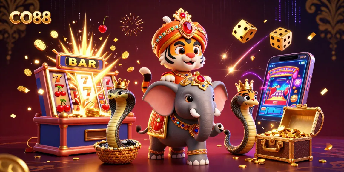 Experience the thrill of CO88 with a vibrant jackpot explosion and rich casino atmosphere.