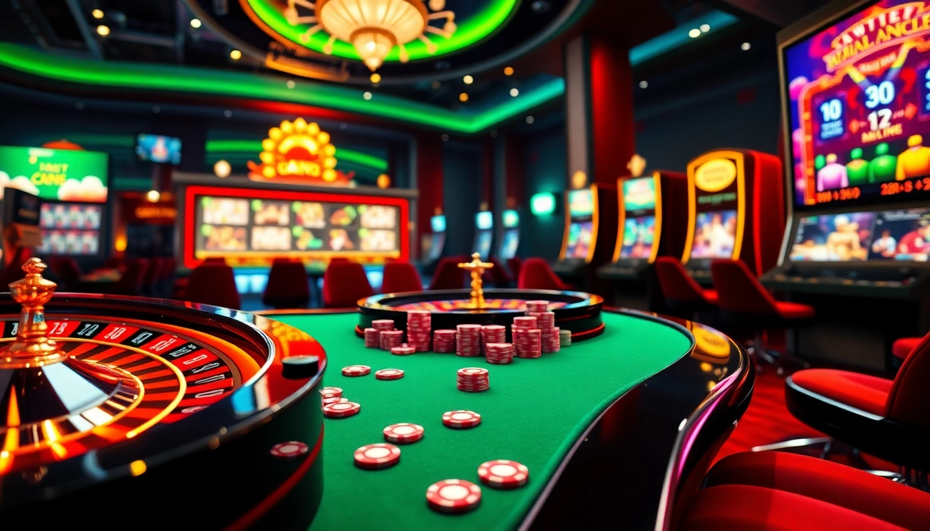 Experience the thrill of online gambling at https://lc88x.com/ with vibrant casino scenes and excitement.