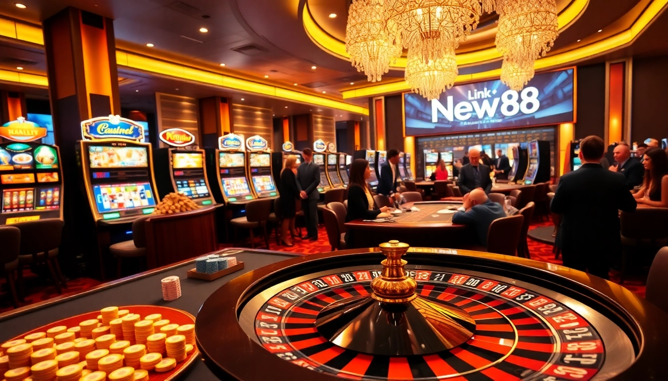 Experience the excitement of gambling at Link NEW88 with vibrant casino action and thrilling games.