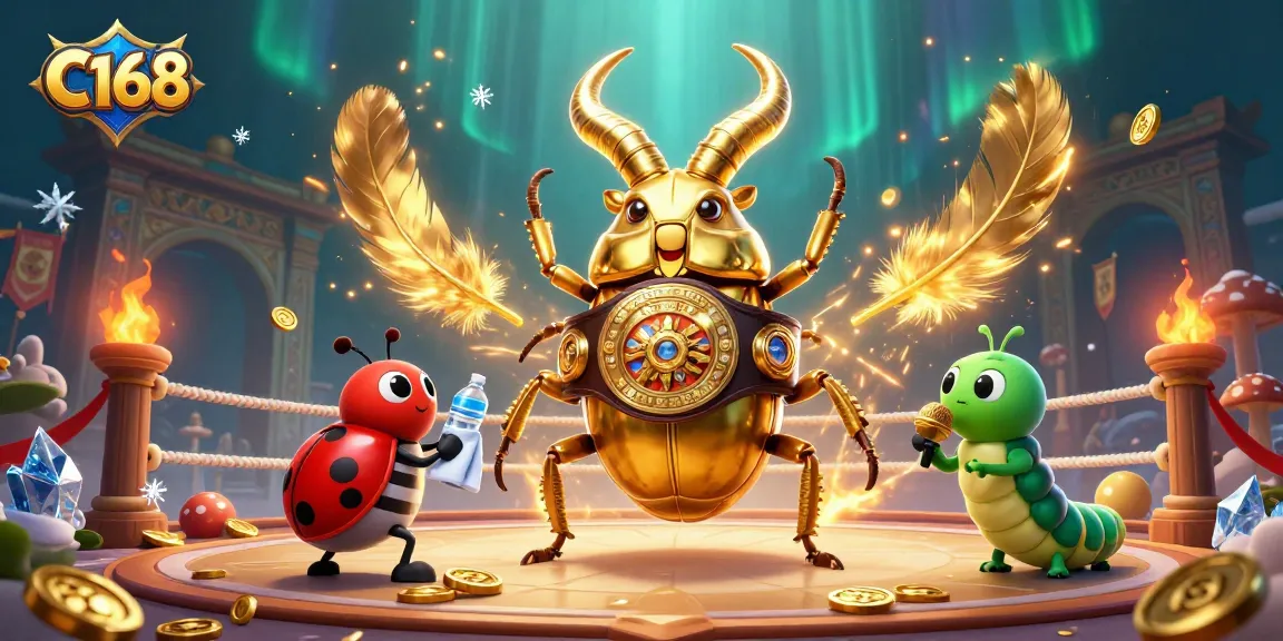 C168 offers a vibrant and dynamic casino atmosphere depicted through cartoon characters and betting elements.