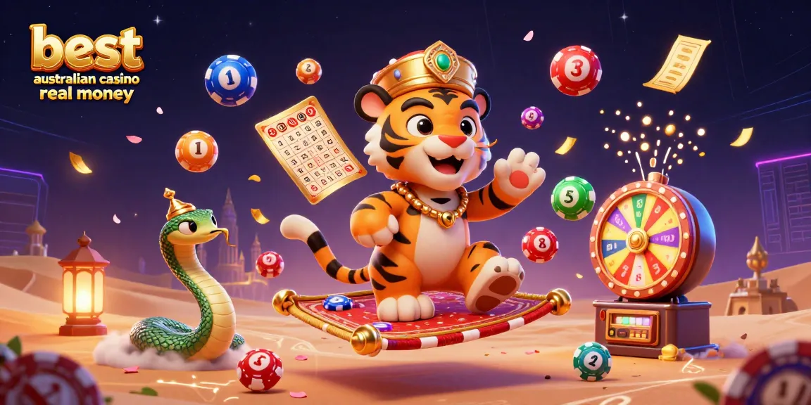 Experience the best australian online casino real money with vibrant gaming elements and exciting characters.