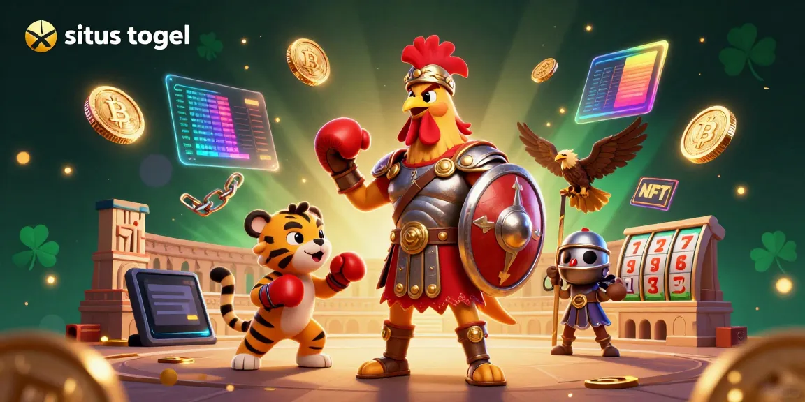 Engage in situs togel with a vibrant clash of game elements and dynamic characters in 3D.