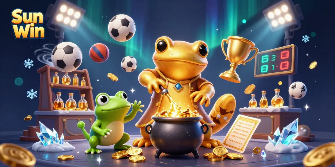 Embrace the excitement at Sun Win with vibrant casino elements and enchanting graphics.