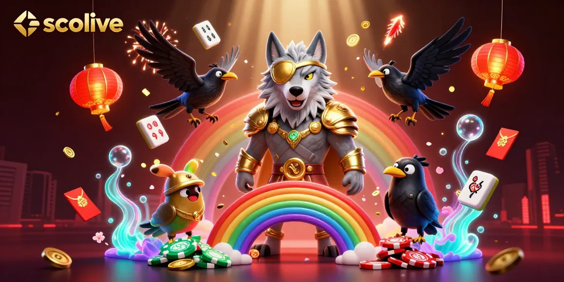 Socolive showcases an immersive betting experience with dynamic characters and rich casino elements in a vibrant gambling scene.