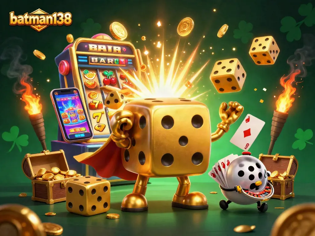 Engage with batman138's exhilarating gameplay scene featuring dynamic casino excitement and explosive winnings.