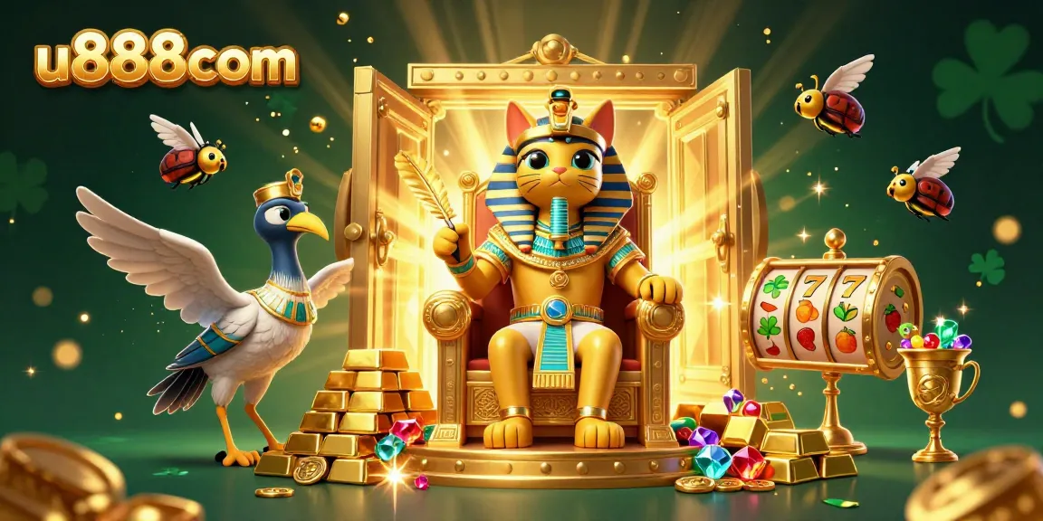 Engage with u888com's thrilling slot experience featuring Egypt's royal treasures.