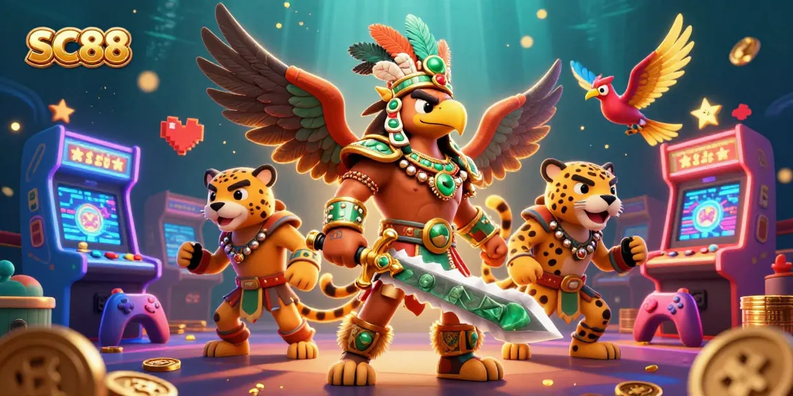 Experience the thrilling SC88 adventure with vibrant characters and casino elements.
