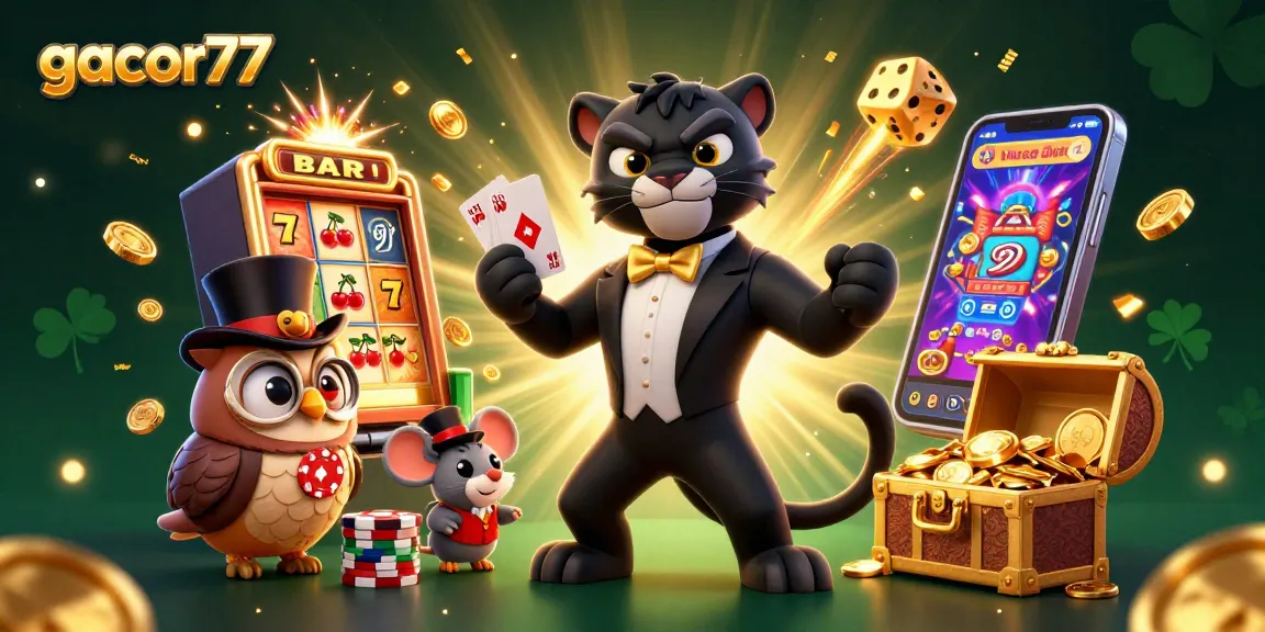 Gacor77 menawarkan pengalaman slot online dengan jackpot menarik dan karakter yang menghibur.