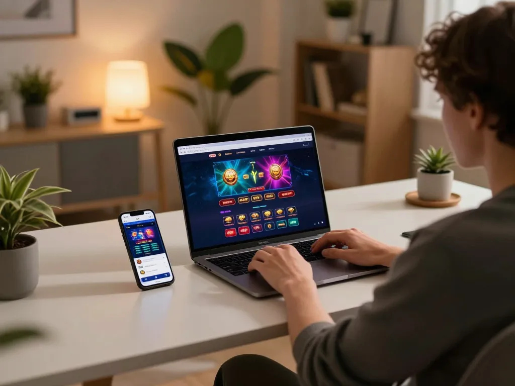 Experience exciting gameplay at SC88 platform, with a user engaged in online casino betting.