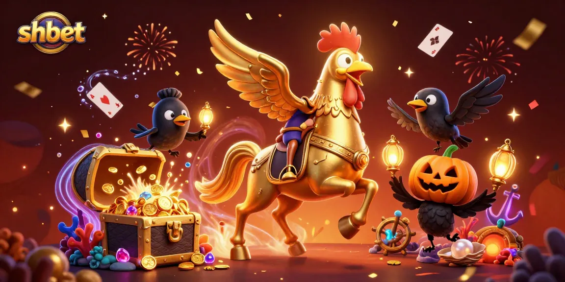 Experience thrilling wins at shbet with a golden rooster in a magical casino adventure.