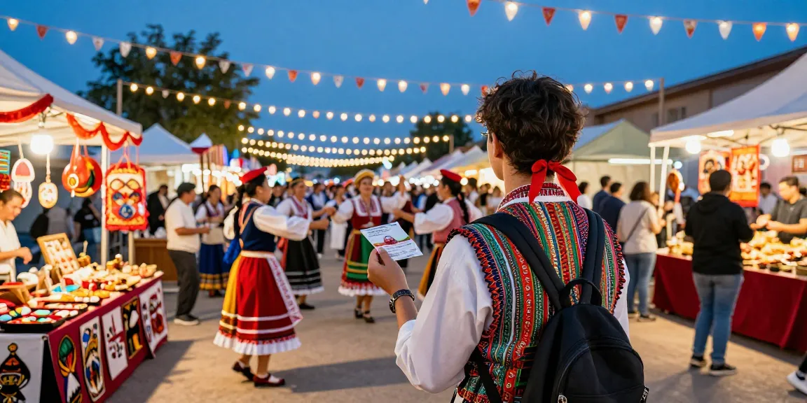 Keluaran HK di festival folklore yang meriah dengan penari dan kerajinan lokal.