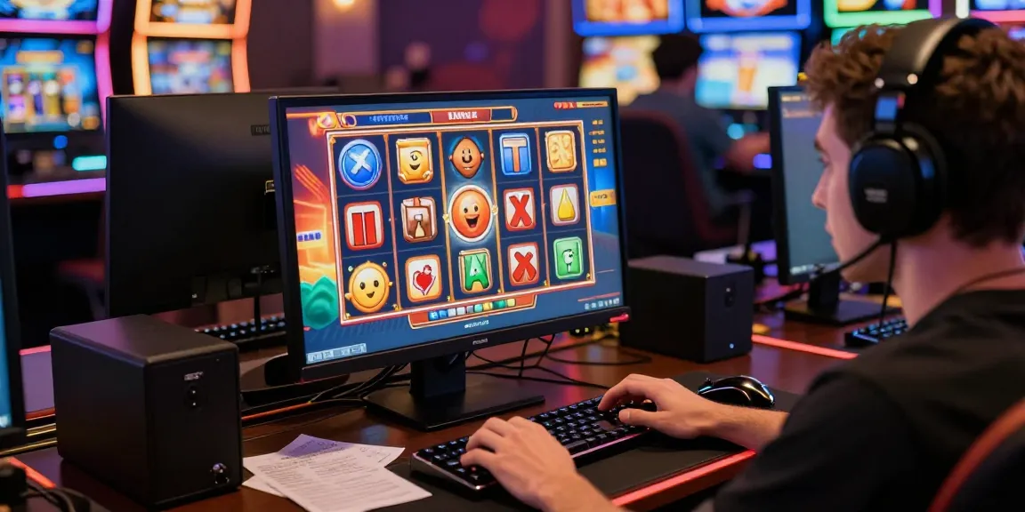 Player enjoying bonus buy slots at an online casino with vibrant graphics and excitement.