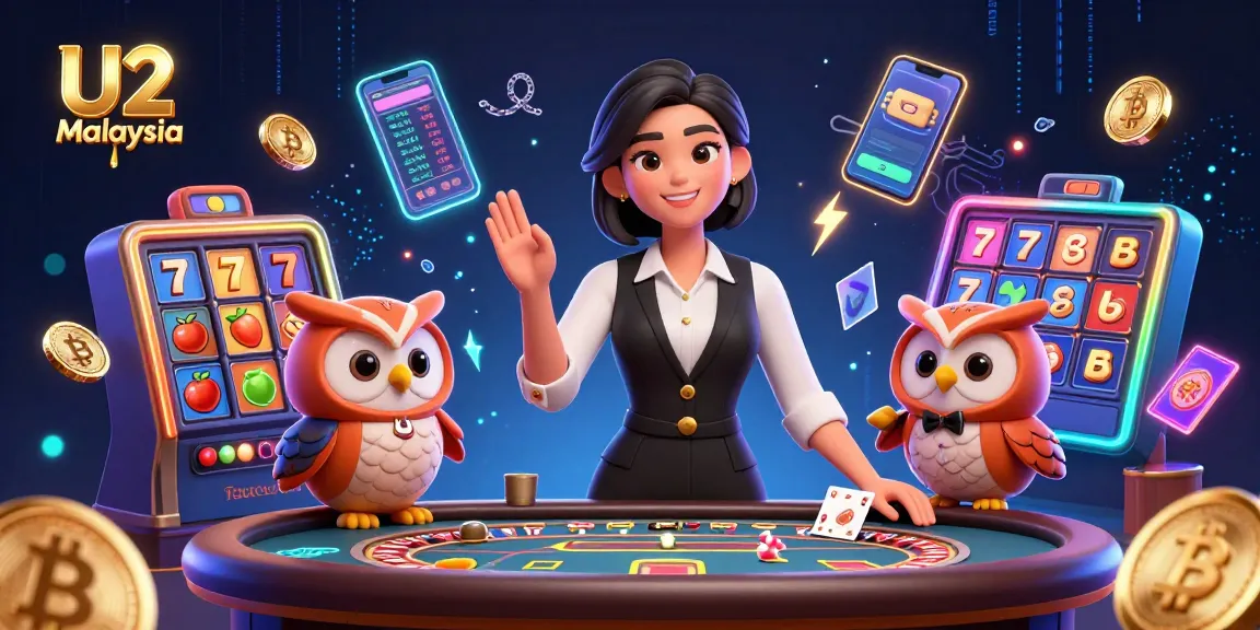 Experience exhilarating casino action with U2 Malaysia's vibrant, engaging 3D dealers and game elements.