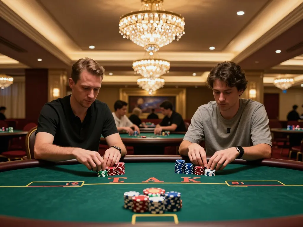 The excitement unfolds at tg88 as players strategize in a high-stakes poker game.