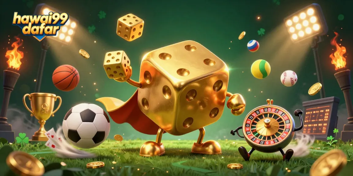 Engage in dynamic betting strategies with hawai99 daftar, featuring vibrant casino and sports elements.