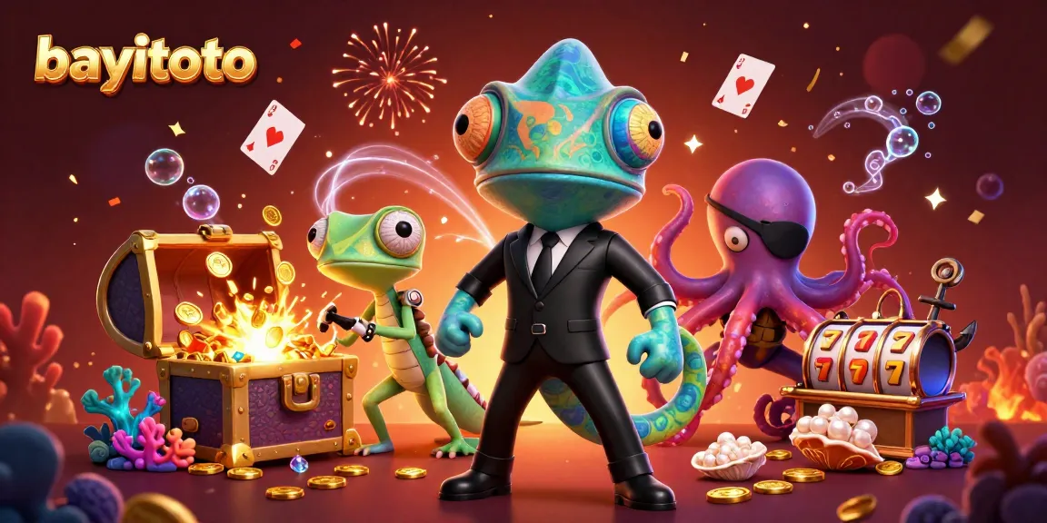 Experience the thrill of bayitoto with a 3D cartoon casino adventure featuring colorful characters and gaming elements.