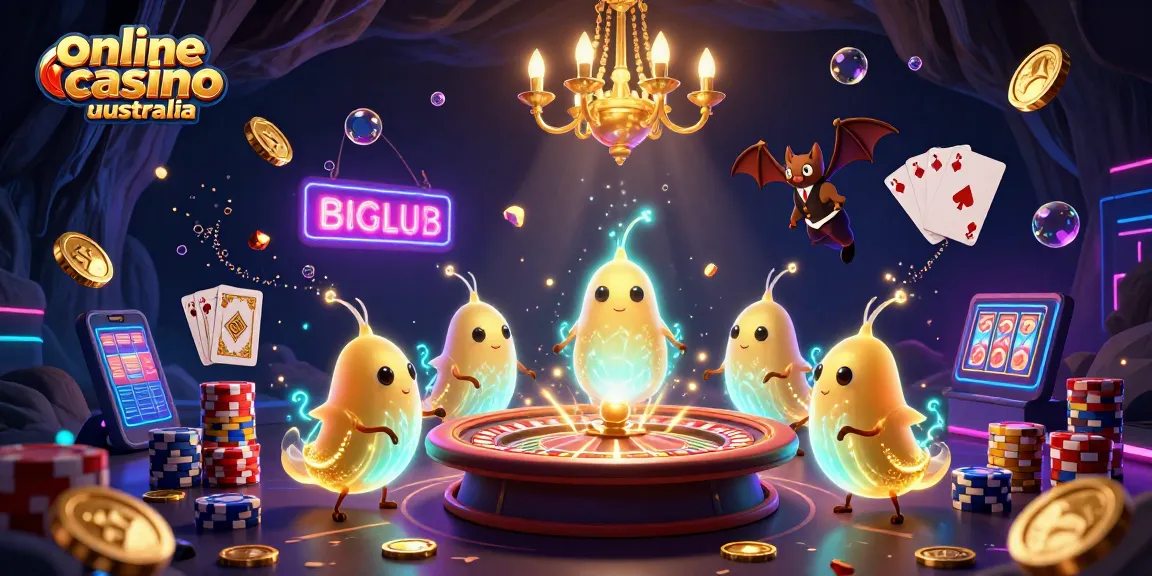Engage in the vibrant world of online casino Australia with glowworms lighting the way to fortune.