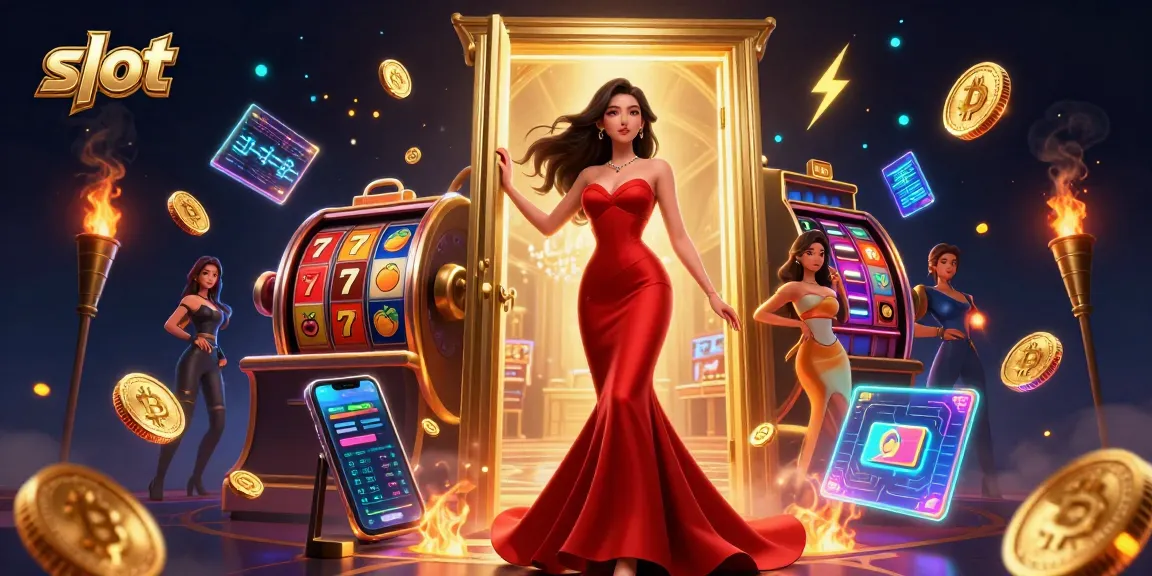 Spin the slot reels and win big at this vibrant VIP casino scene featuring rich details.