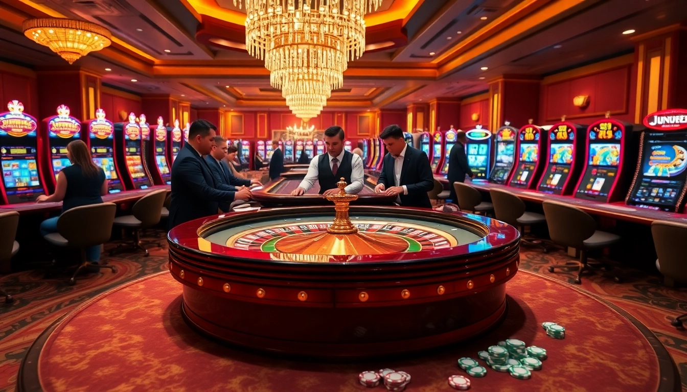 Experience thrilling games at Jun88 Casino with live action at roulette and professional croupiers.