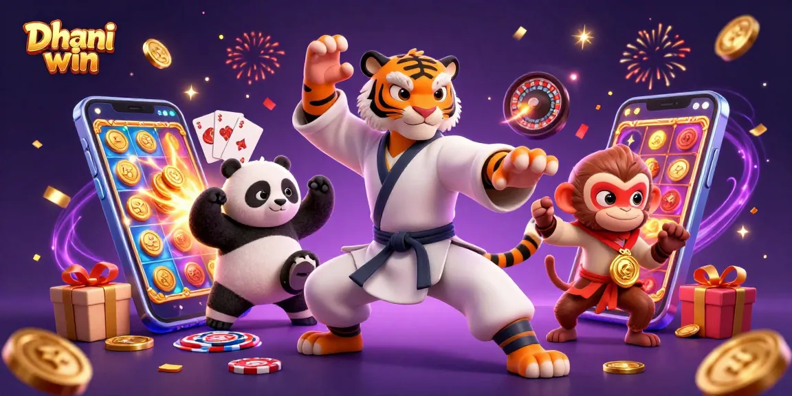 Engage in thrilling gameplay with Dhani win, featuring vibrant characters and dynamic slot games.