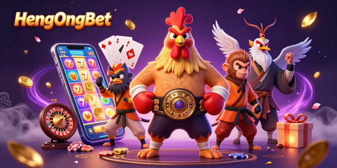 Experience thrilling gaming moments with HengOngBet's vibrant casino scene featuring classic games.
