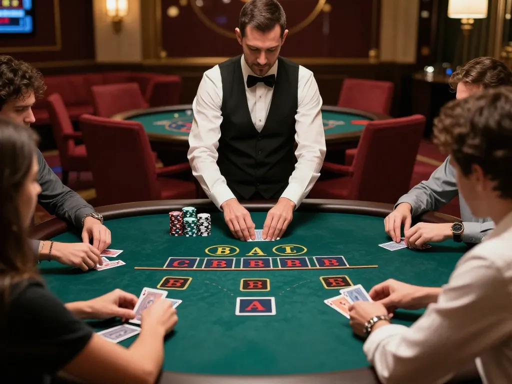 Play blackjack at mb88 com with stylish setup, professional dealer, and excited players.