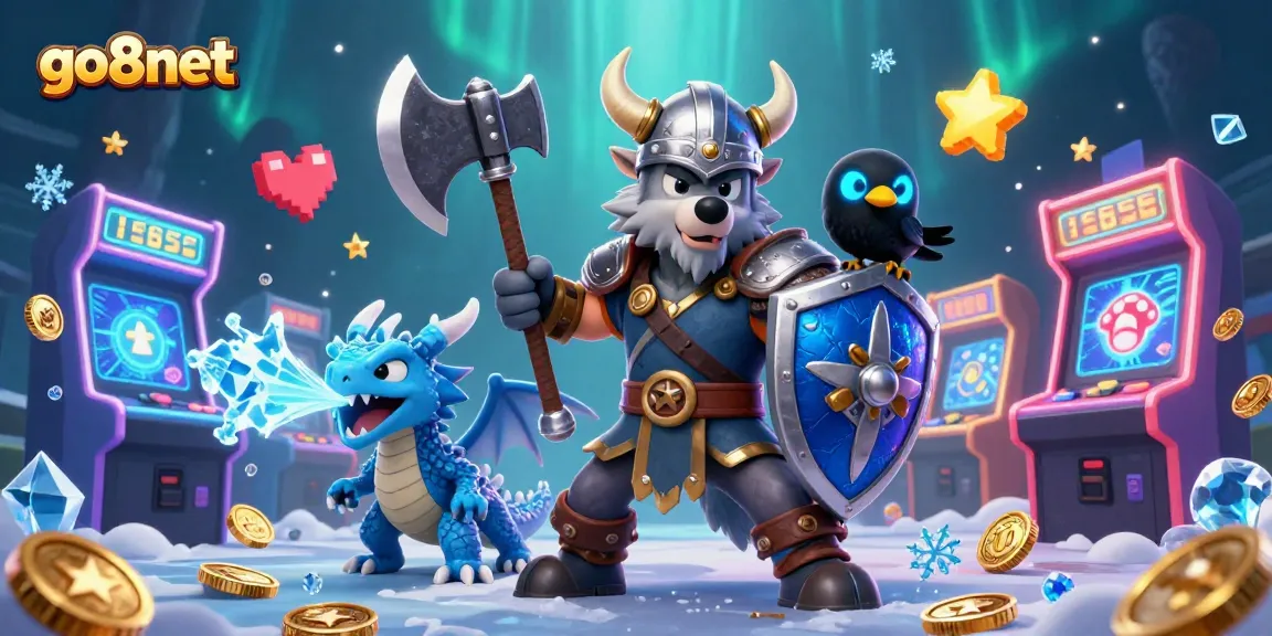 Engage with top gaming action on go8net featuring charismatic characters in a vibrant casino scene.