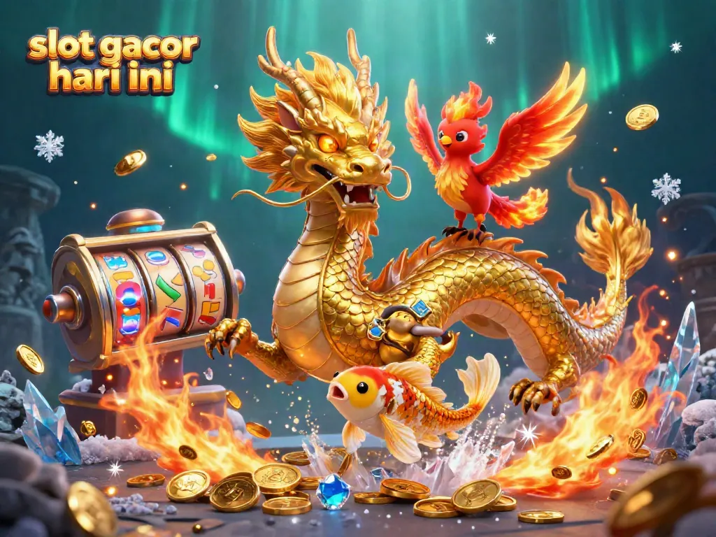 Menangkan permainan dengan slot gacor hari ini bersama naga emas dan phoenix berapi-api.