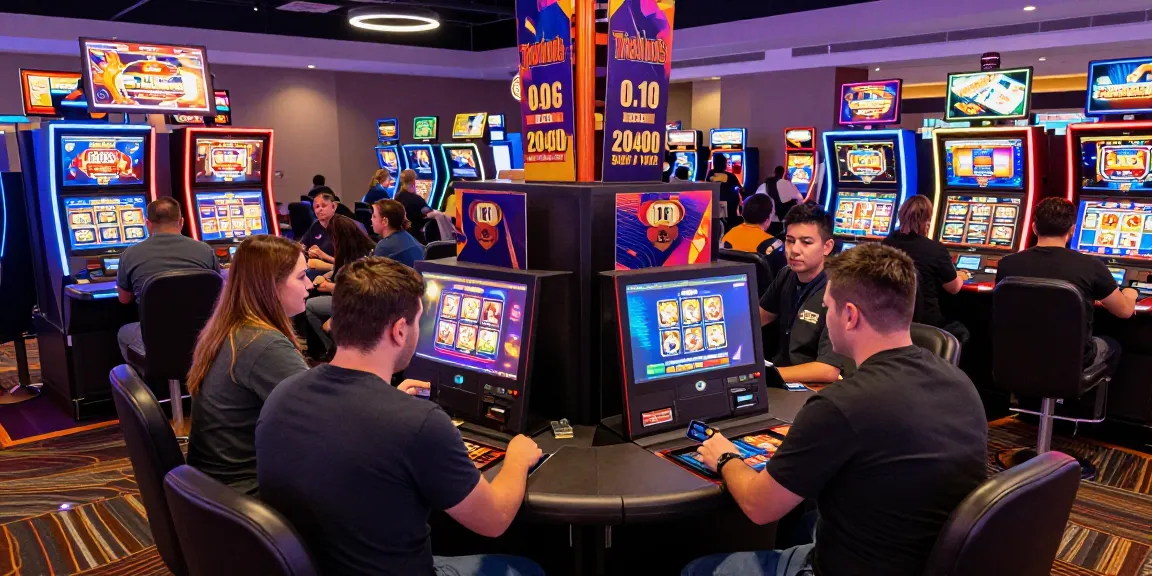 Credit card casino scene at https://dea.org.uk, featuring players engaged with games and promotions, showcasing a lively atmosphere.