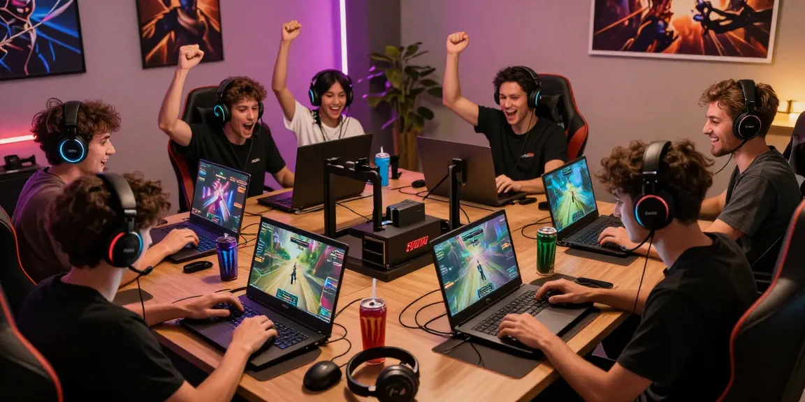 Exciting online gaming session at Mahajitu with players engaged in thrilling gameplay and colorful graphics.
