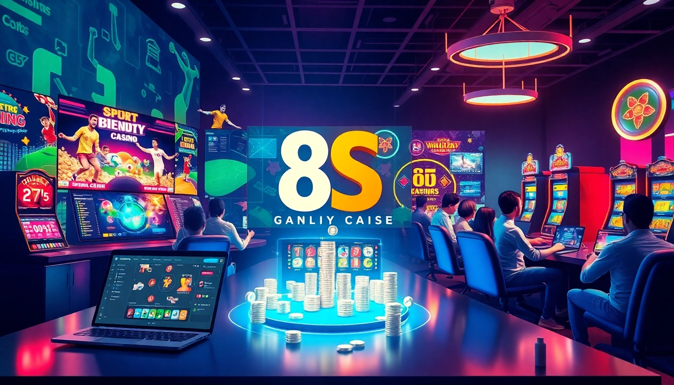 Dynamic online gambling experience at nhà cái 8s showcasing diverse gaming options.