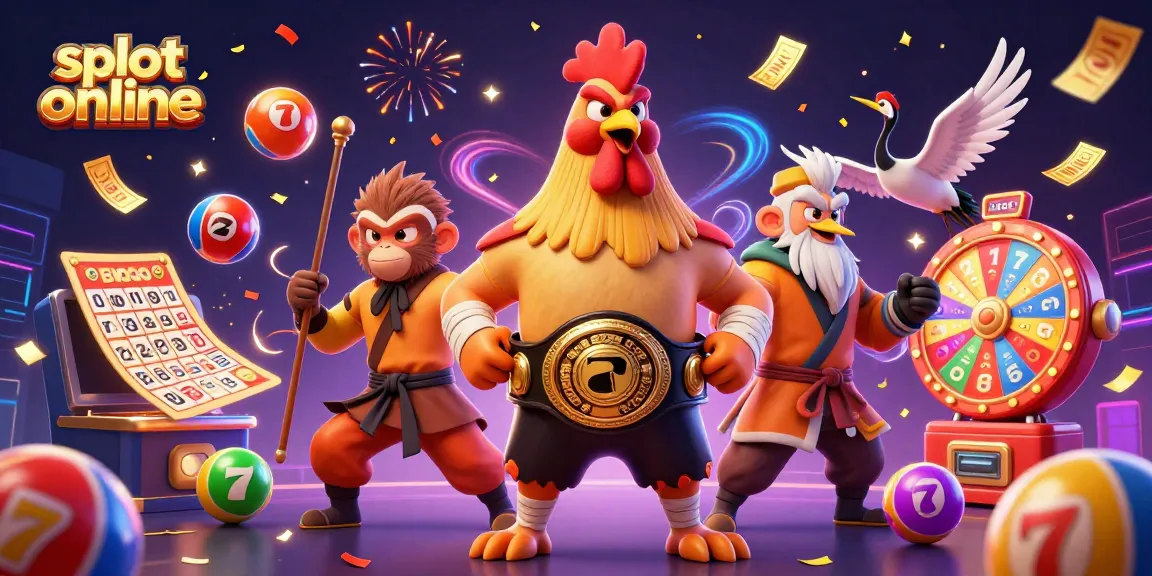 Slot online yang penuh hentakan dengan karakter berlomba dalam permainan slot yang seru.