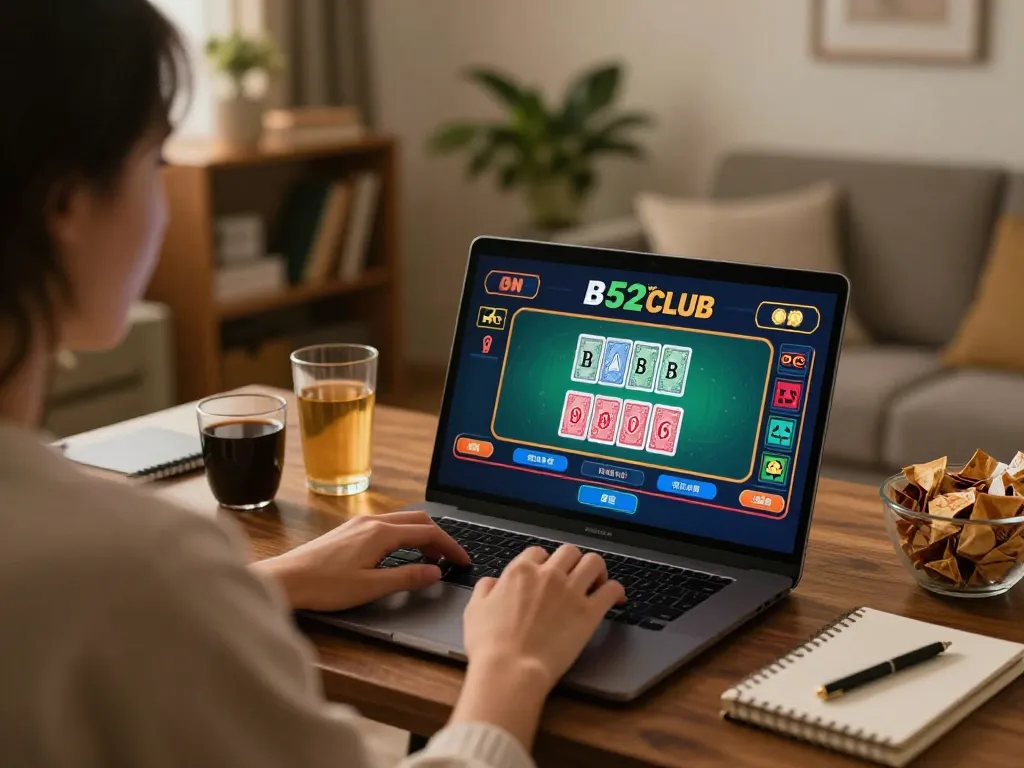 Người chơi tham gia một trò chơi thú vị trên B52club, trải nghiệm hành động dealer trực tiếp trực tuyến tại nhà.