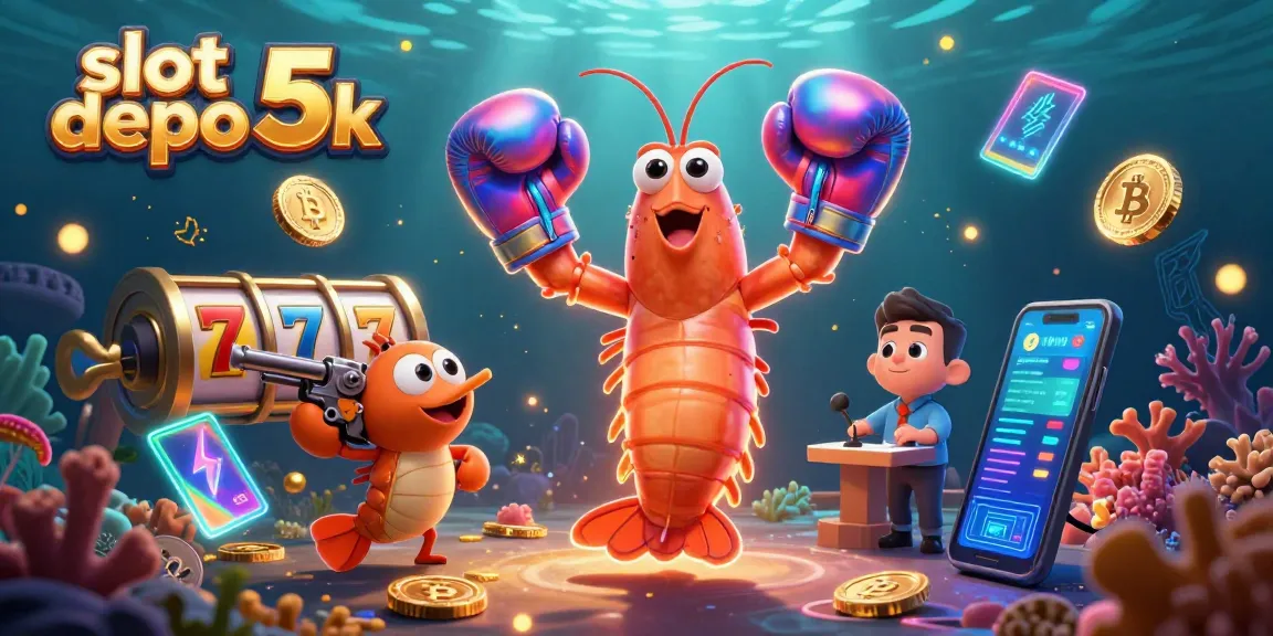Spin the reels of slot depo 5k with vibrant 3D characters and casino elements in dynamic action.