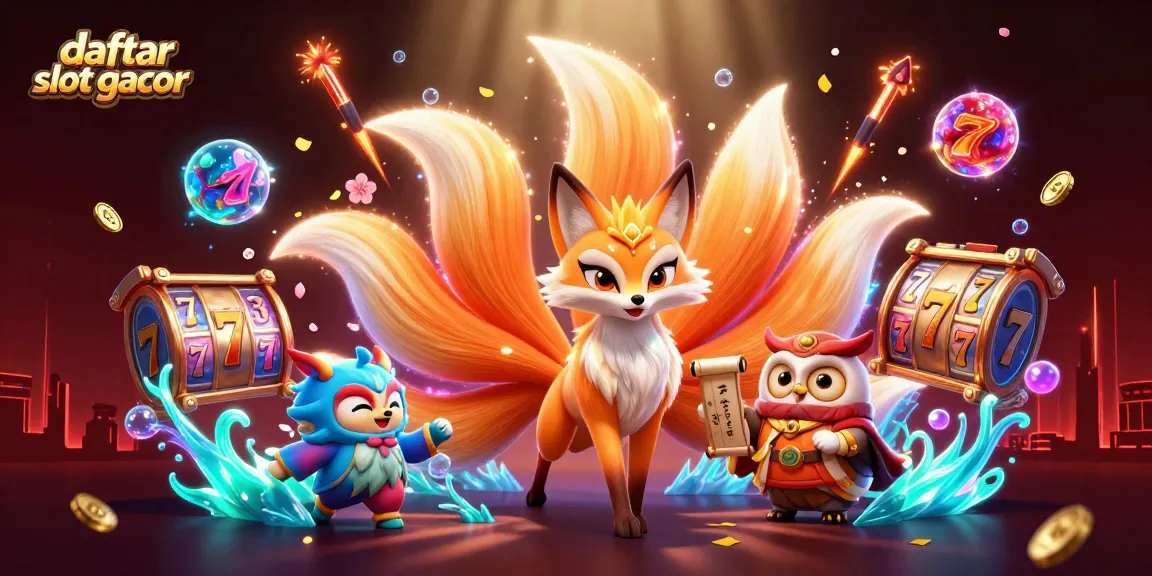 Engage with daftar slot gacor for thrilling 3D illustrations of vibrant slot games and mystical characters.