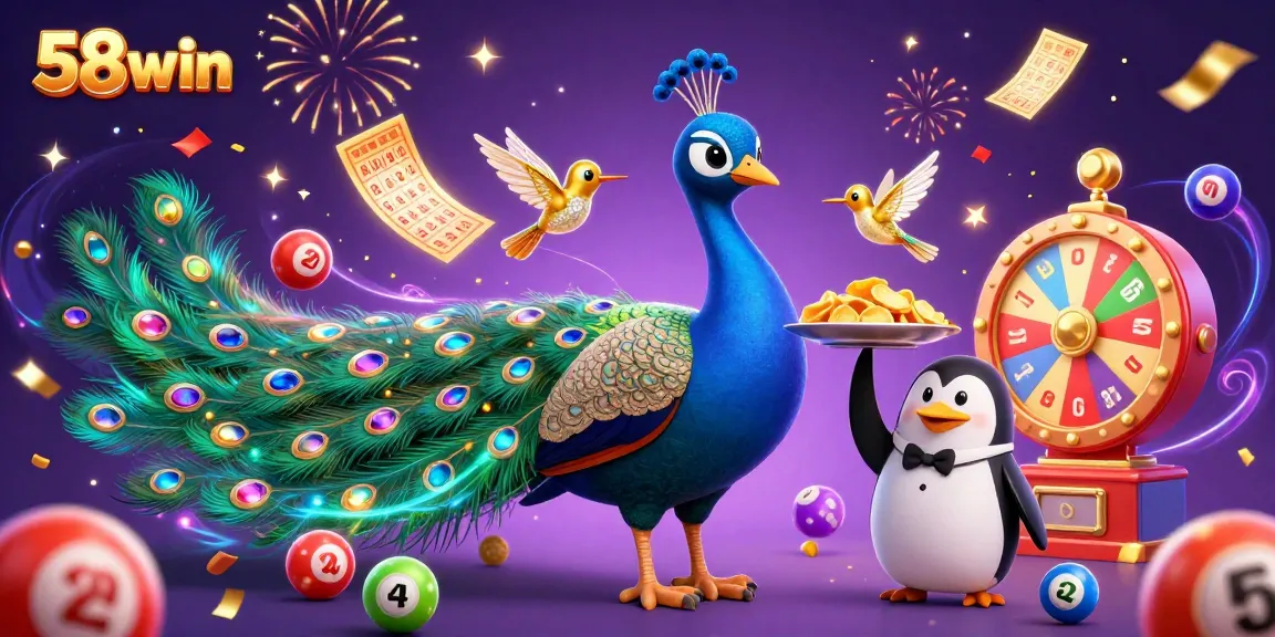 Join the thrills of 58win with captivating 3D casino elements and vibrant game details.
