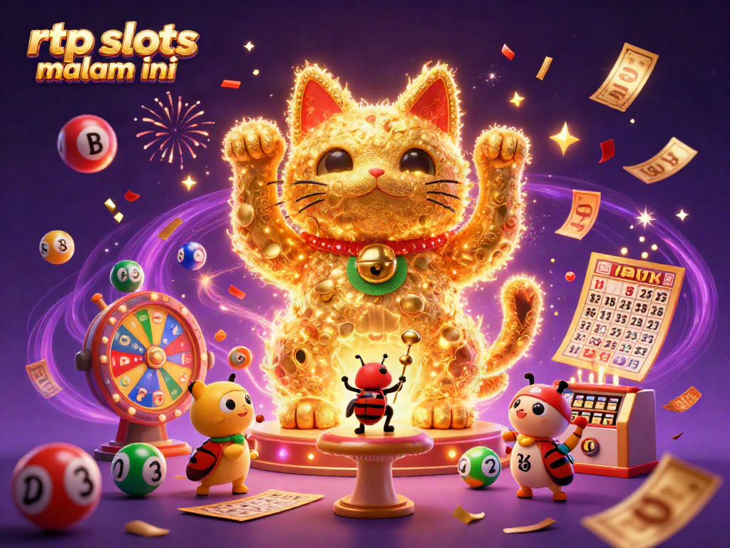 Capture exciting moments with rtp slots malam ini as vibrant golden fireflies form a lucky cat!