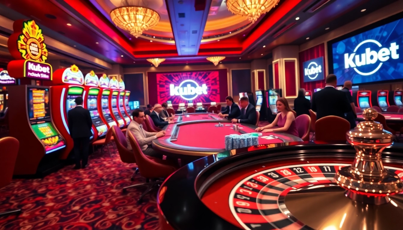 Experience thrilling gameplay at Kubet's state-of-the-art casino environment with vibrant gaming options.