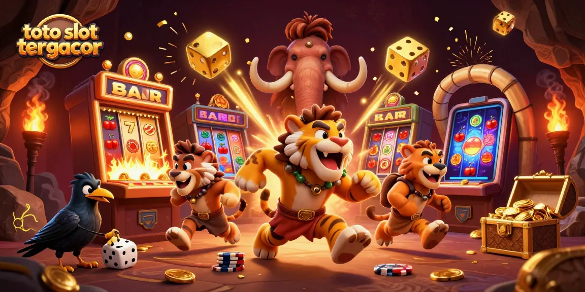 Engage with the fun of toto slot tergacor featuring a colorful prehistoric casino filled with treasures.