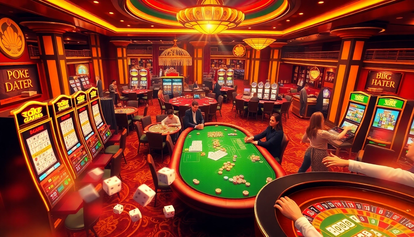 Experience the excitement of casino gaming at https://vj88.online/ with vibrant tables and eager players.