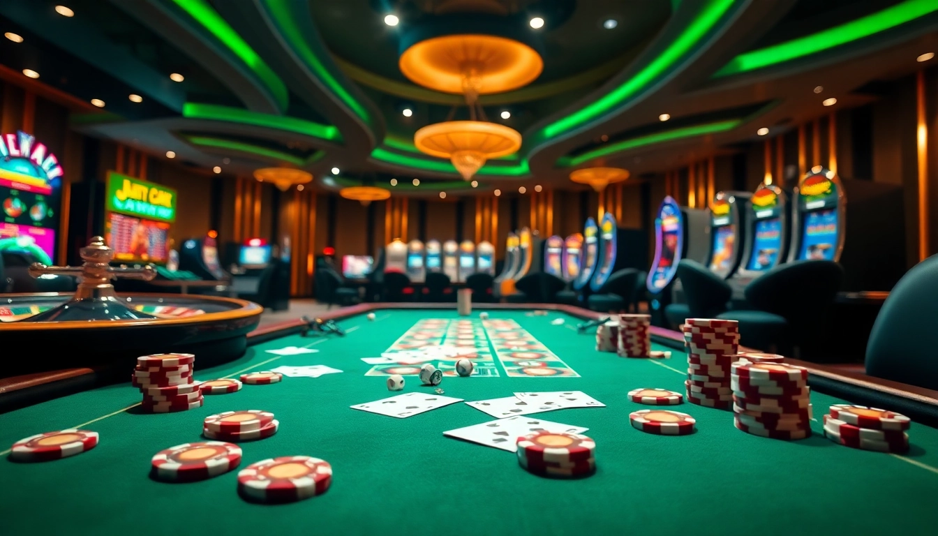 Experience the thrill of online gameplay at bk8thai with vibrant casino environments and exciting games.