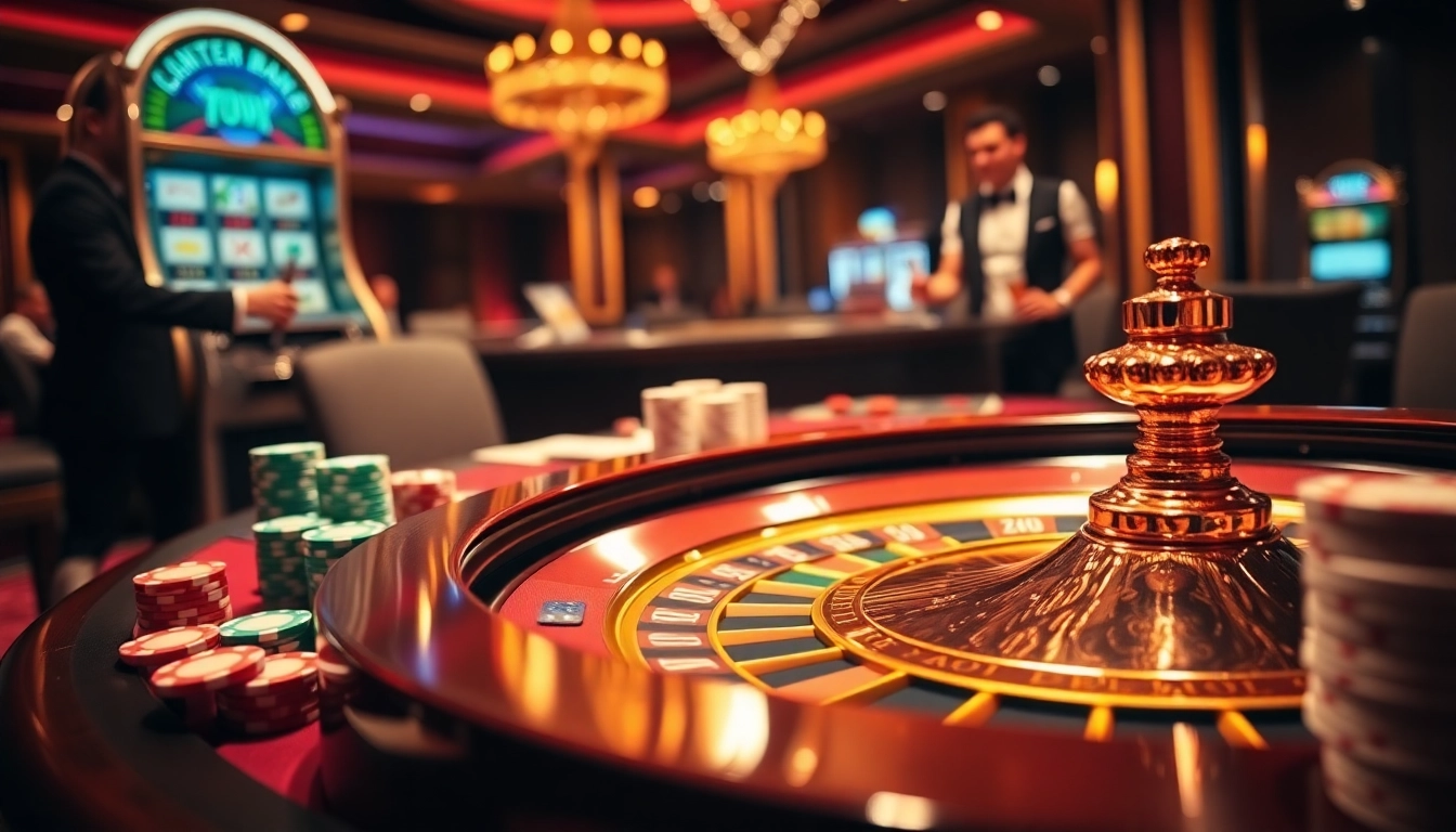 Experience the thrilling ambiance of gambling at https://kk55.blue/ with vibrant casino tables and classic card games.